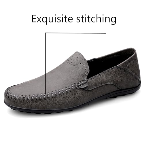 Mens Slip on Loafers Casual Shoes Comfort Soft Daily Flats Non Slip Walking Driving Work Office Shoes4