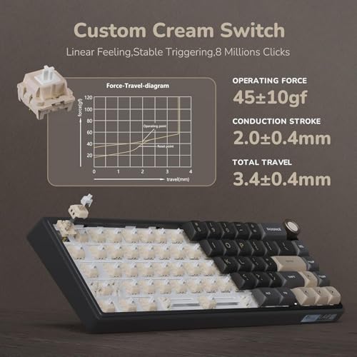 Image of RK ROYAL KLUDGE Keyboard (Phantom, Chatreuse Switch, Wired, Wired)