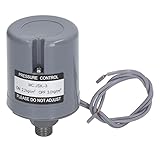 Spacnana Automatischer Pumpendruckschalter, Zinklegierung, Effiziente Druckregelung 2,2–3,0 kg/cm² für Selbstansaugende und Gartenpumpen