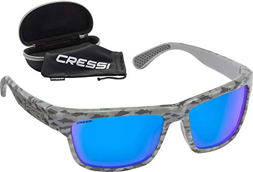 Cressi Ipanema Sunglasses Gafas De Sol Deportivo, Adultos Unisex, Camuflaje Gris Lentes Espejadas Azul, Talla Única Cressi Ipanema Sunglasses Gafas De Sol Deportivo, Adultos Unisex, Camuflaje Gris Lentes Espejadas Azul, Talla Única