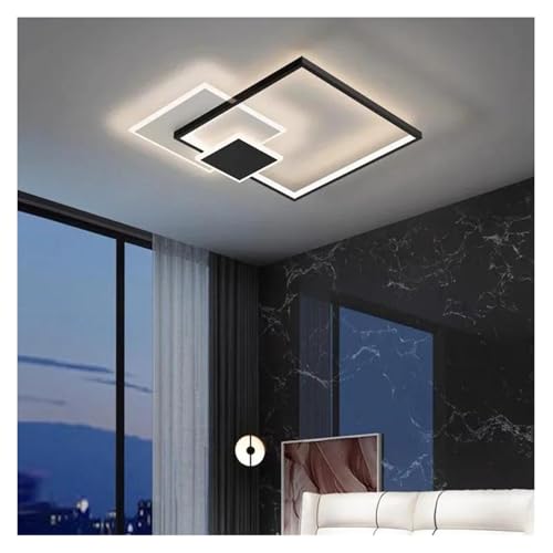 Plafonnier LED moderne Warm White 52cm éclairage homogène pour grand salon et couloir