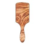 Wet Brush Paddle Hair Brush,Traditional Wood-Ultra-Soft IntelliFlexDetangling Bristles with AquaVentDesignForSpreading HairTreatmentsEvenly-Pain-Free Hair Brush For Women & Men,Shine Traditional Wood - Image 2
