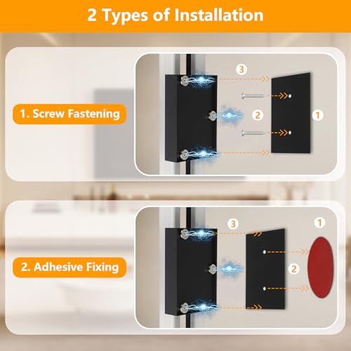 Apliques de pared recargables para iluminar sin cables ni taladros juego de 2 luces acrílico 6