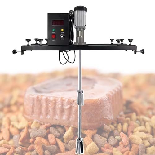 Electric Mixer, Electric Tank Mixer, with 72-120cm Adjustable Stand, Agitator for House Decoration, Painting(A)