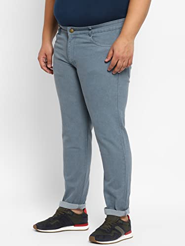 Image of Urbano Plus Men's Regular Fit Mid Rise Denim Jeans Stretchable