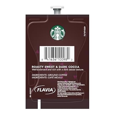 Starbucks Caffe Verona Dark Roast Coffee Fresh Pack for Flavia Brewers (Pack of 76 Fresh Packs)