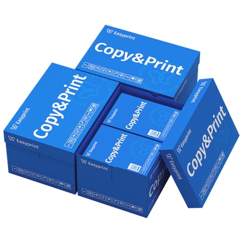 Easyprint - Papel para impresora (15.000 hojas, 30 x 500 mm, A4, color blanco brillante CIE 160), certificado ecológico PEFC