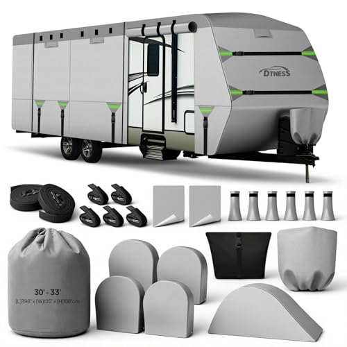 DTNESS Travel Trailers RV Cover...