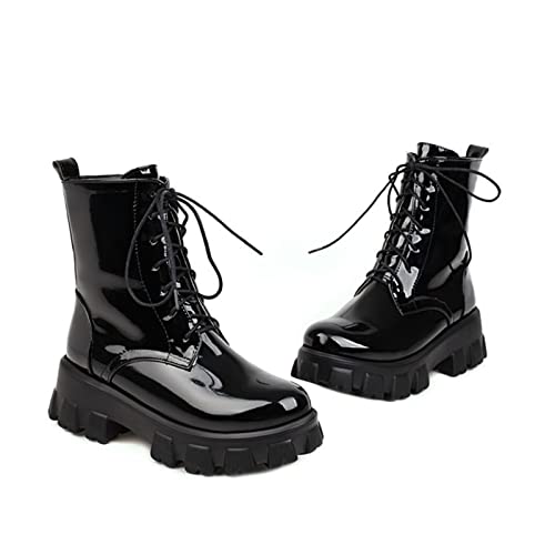 Bottines femmes automne et hiver à semelles épaisses crantées anti-froid