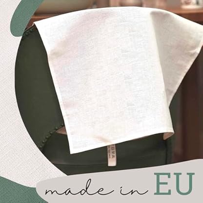 Ligarti® Geschirrtücher Halbleinen 4er Set (Made in EU) I Design Küchenhandtuch 50x70 cm I ÖKO-TEX I Abtrockentücher, Geschirrhandtücher – Bild 4