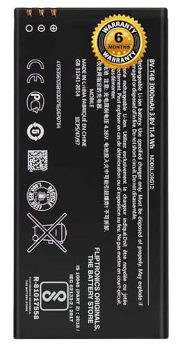 Image of THE BATTERY STORE Original BV-T4B Battery for Nokia Lumia 640 XL 640XL RM-1096 RM-1062 RM-1063 RM-1064 RM-1066 Battery with 6 Month Warranty**** (NN146)