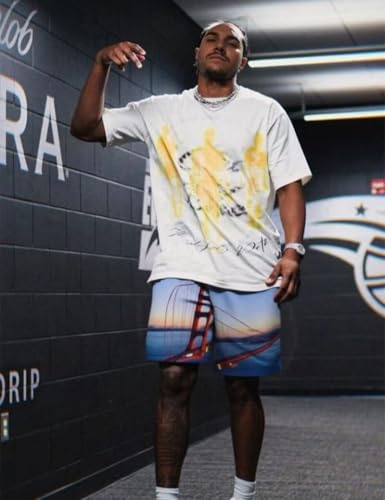 Men’s Mesh Basketball Shorts Camo Print Breathable Athletic Shorts Running Gym Outdoor Casual Wear2