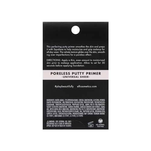 e.l.f. Poreless Face Primer, Skin-Perfecting & Lightweight, Long Lasting, Smooths & Preps to Create Flawless Base, Infused with Tea Tree and Vitamins A & E, 2 Fl Oz - image 7