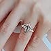 1 CT Salt and Pepper Diamond Ring Set Kite Cut Salt and Pepper Diamond and Moissanite Engagement Ring for Women 925 Sterling Silver 10K 14K 18K Promise Wedding Bridal Set for Her Free Engraving