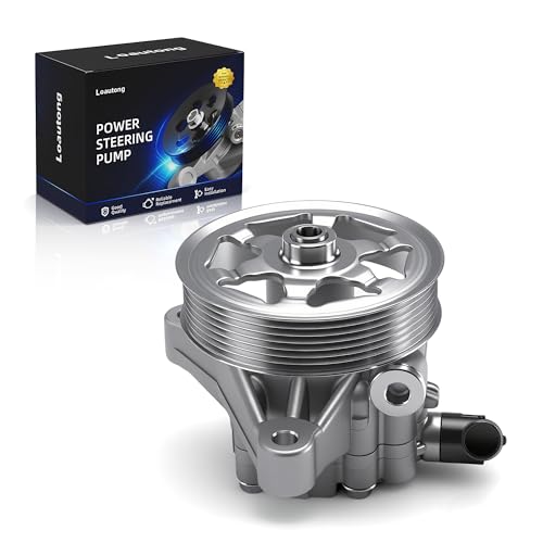 Loautong Power Steering Pump with Pulley for Honda Accord 2008 2009 2010 2011 2012 2.4L OE 21-5495 56100R40A03