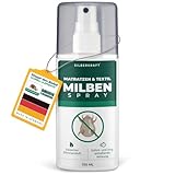 Silberkraft Milbenspray Matratzen und Polster 100 ml, naturinspirierter Milbenschutz mit Geraniol, hilfreiches Anti-Milben-Mittel, gegen Hausstaubmilben, Milbenbezug Alternative