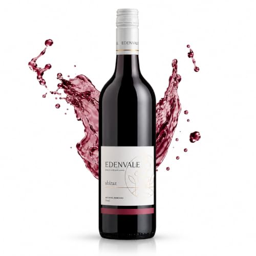 Image of Edenvale Shiraz- 750ml | Non-Alcoholic Wine | Australian Red | Grape Blend | Black Cherry Notes & Plummy Spice Flavour | Smooth, Bold Taste