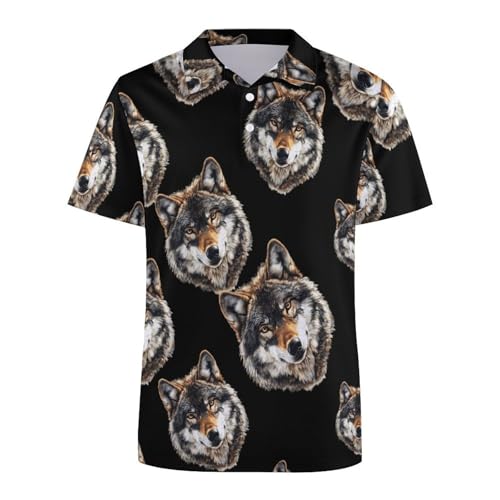 Polo de manga corta mujer transpirable Wolf ropa de ocio 5