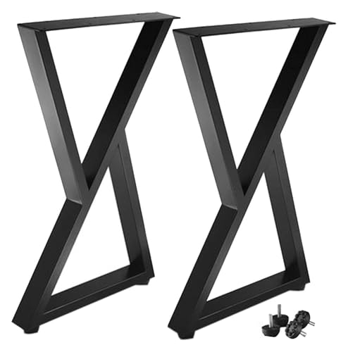 Pieds de table en métal pour banc intérieur et support de table basse en acier - 5