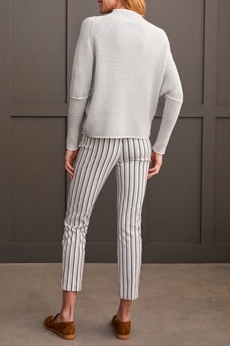 Tribal Women's Funnel Neck Long Dolman Sleeve Sweater with Sharp Contrast Tipping4