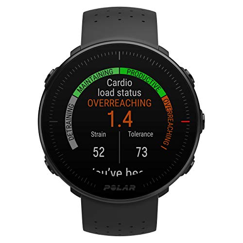 POLAR VANTAGE M –Advanced Running & Multisport Watch with GPS and Wrist-based Heart Rate (Lightweight Design & Latest Technology), Black, M-L