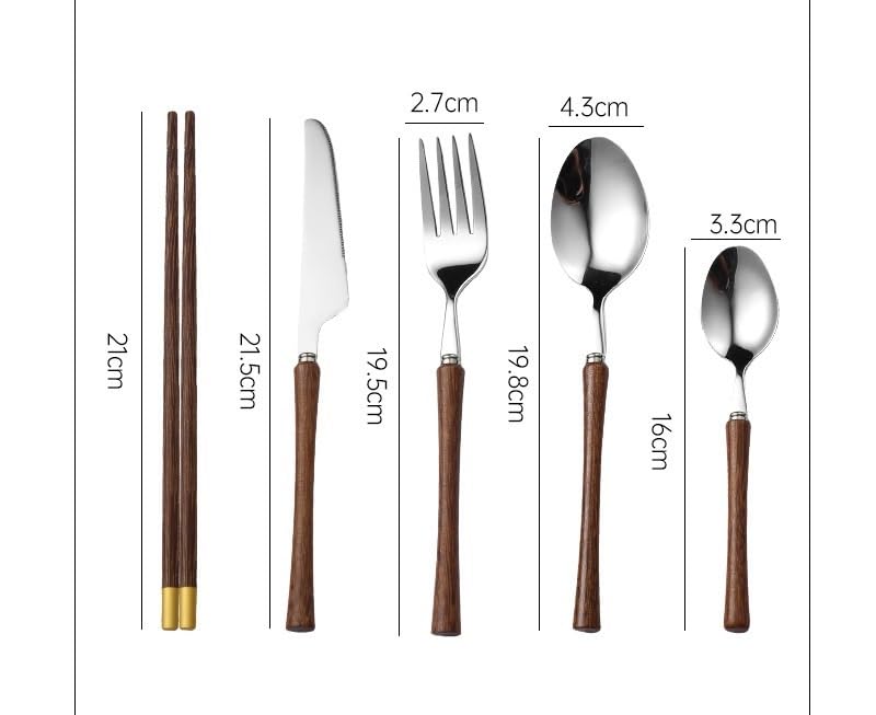 Set Cuchillos Cocina 24 Piezas Acero Inox miniatura 2