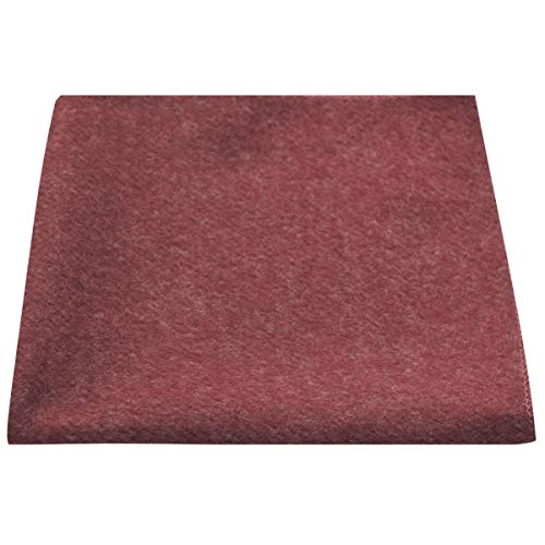 Luxury Maroon Red Donegal Tweed Pocket Square, Handkerchief, Tweed