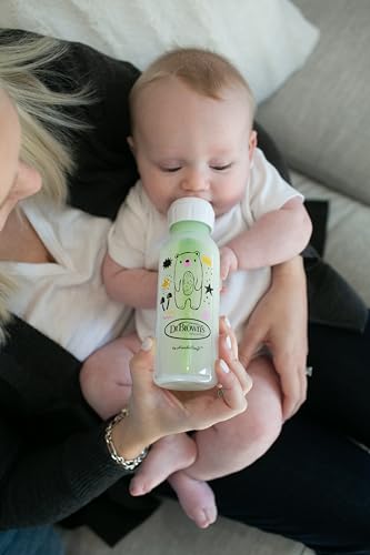 Biberon standard Dr. Brown's 250 ml vert contre les régurgitations de bébé