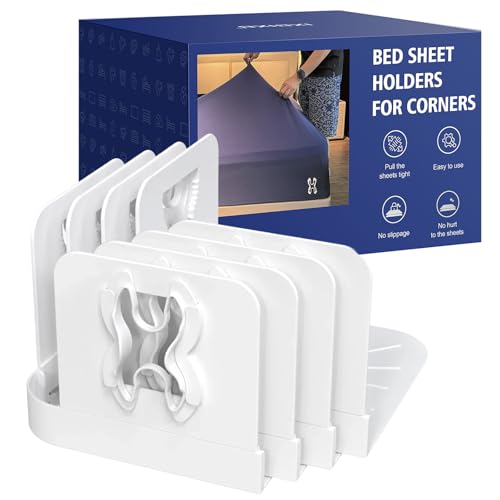 IXBIXB Universal Sheet Corner Holders (4-Pack)