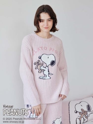【新品 未使用】ジェラートピケ スヌーピー総柄 プルオーバー&パンツ 2点セット 新品 未使用】ジェラートピケ スヌーピー総柄 プルオーバー
