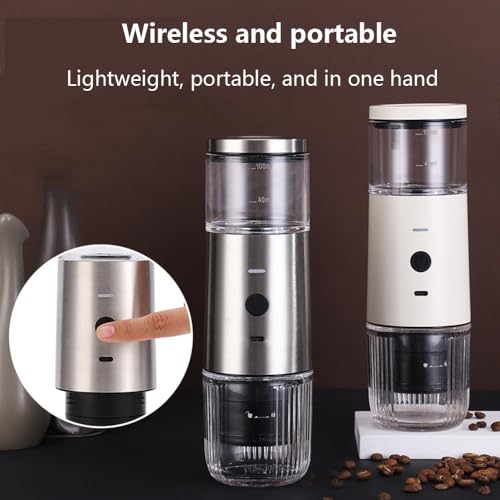 Cafetera portátil 2 en 1 compatible con cápsulas y café molido 100 mL miniatura 6