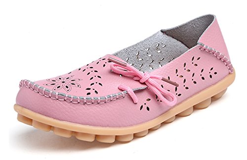 Image of VenusCelia Women's Breathable Comfort Walking Office Flat Loafer