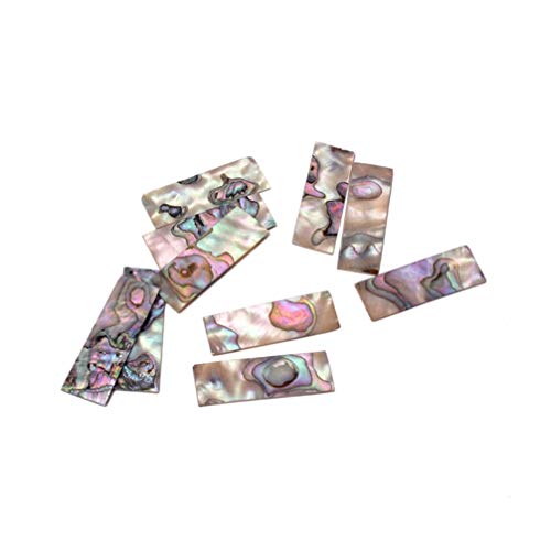 Milisten 10 Pcs Material de Embutimento de Guitarra Inlay Adesivo para Baixo de Guitarra Ukulele Ban