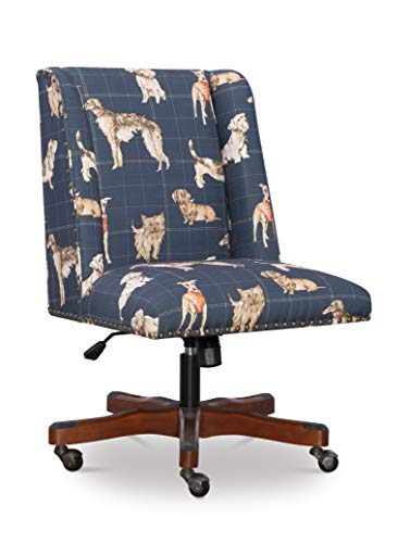 Linon Home Decor Products Linon Clayton Navy Dog Adjustable Office Chair