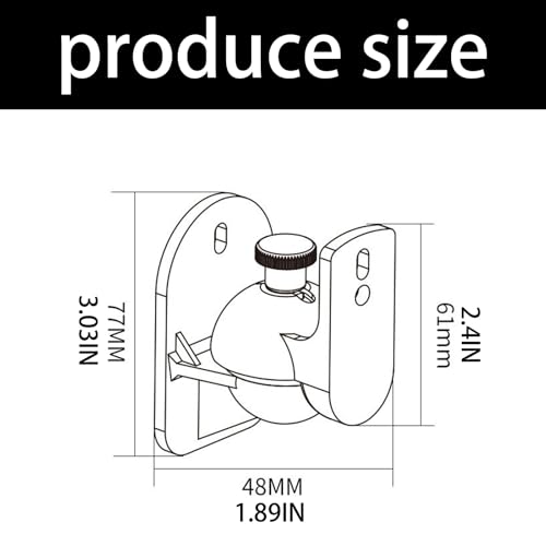 Soporte de satélite y montaje adaptable de estantería resistente 3