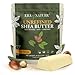 Unrefined SHEA BUTTER Bar, Amazing Moisturizer, Use Alone or in DIY Body Butters, Soaps, Lotions, lip balm and Deep Hair Conditioner - Raw, 100% Pure and Fresh, 1 lb (16 oz)