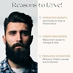 NOURISH MANTRA - Advanced Beard Growth Oil Serum | Made with Redensyl, Capilia Longa, Argan Oil, Vitamin E and Jojoba Oil for Fuller, Thicker & Healthier Beard Growth | Beard Oil Serum For Men | 30 ml - Image 3