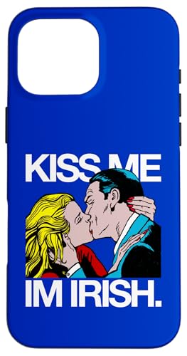 �ʔ����|�b�v�A�[�g Kiss Me I'm Irish ���p�g���b�N�̓� PAPL2129 �X�}�z�P�[�X iPhone 16 Pro Max �p