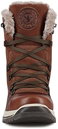 Santana Canada Majesta-Luxe Boot - Women's Cognac/Dark Green, 9.0 | Image 2