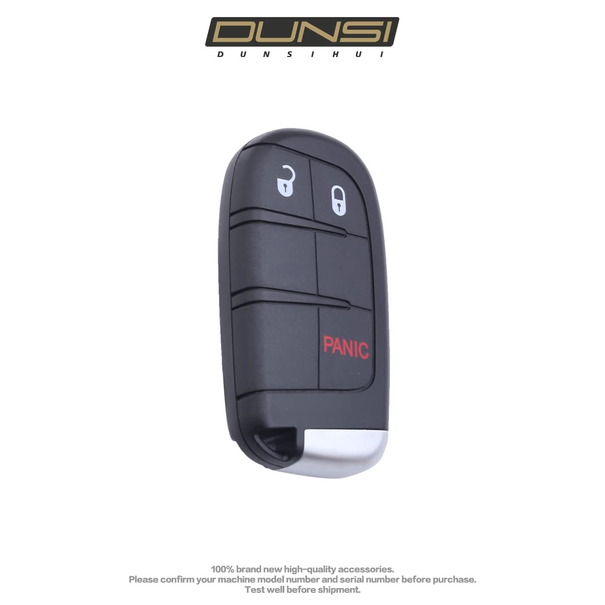 DUNSIHUI M3N-40821302 - Telecomando per auto con telecomando di controllo senza chiave, 433 MHz, 3 pulsanti, ricambio per veicoli Journey Durango Dart M3N40821302