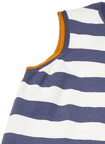 Regata Gola Alta Listrada, Hering, Feminino, Azul/Off, G