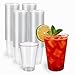 DUNWAVE,100 Vasos Desechables 220ml, Vasos de Plástico Desechables, Vasos de Plástico, Vasos para Fiestas y Cumpleaños, Vasos Desechables de Plástico Transparente (100)