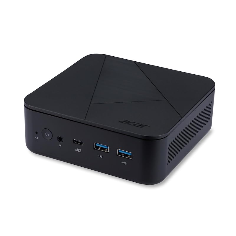 Acer Veriton Mini PC Intel i5-1334U (fino a 4.6GHz), 8GB RAM DDR4, SSD 512GB PCIe, Windows 11 Pro, WiFi 6, Dual LAN, HDMI DisplayPort USB-C, Desktop Compatto NUC