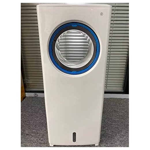 Climatiseur Mobile par Évaporation avec 3 Vitesses, Refroidisseur d'Air Sans Feuille d'Éventail, Réservoir d'eau 2L, Minuterie 8H, 3 en 1 Climasiteur pour Refroidissement, Humidification, Purification