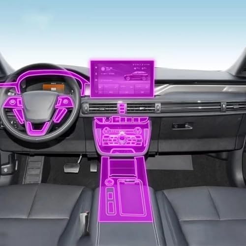 Protector TPU coche evita arañazos en consola central Lincoln Adventurer 2022 LCD