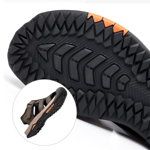 Summer Men Hollow Breathable Casual Beach Shoes Outdoor Toe caps Lightweight and Anti Slip Water Sports Shoes3