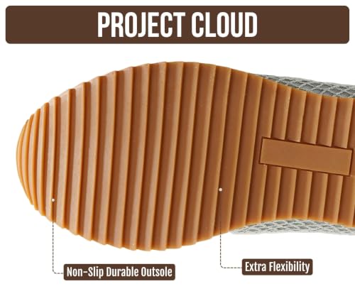 Image of Project Cloud Lace-up Fashion Sneakers for Women Footwear 2026 (Madison) | Memory Foam Insole for Comfortability; Non-Slip Casual Ladies Shoes for Women Sneakers; Lightweight Lace-up Womens Shoes