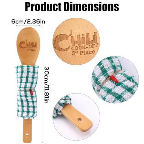Cuillère en bois pour la compétition de chili avec finitions pour trophée chic