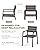 Vexwalx 7-Piece Outdoor Dining Set, Aluminum Dining Table Set for 6, Patio Table and Chairs Set with Umbrella Hole, All Weather HDPS Outdoor Table and Chairs for 6 (Charcoal)