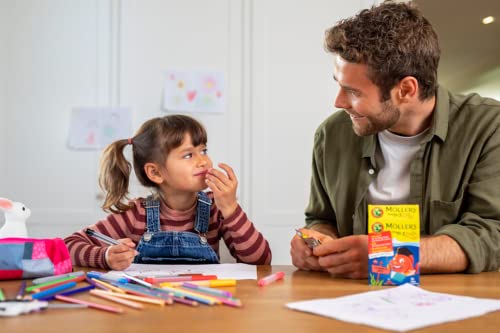 Möller's Omega 3 Kapseln für Kinder | Natürliche Omega 3 Fischtran mit Erdbeergeschmack | Mit DHA und EPA | Leicht zu kauen | Ohne Gluten, Laktose und Zucker | 36 Stück